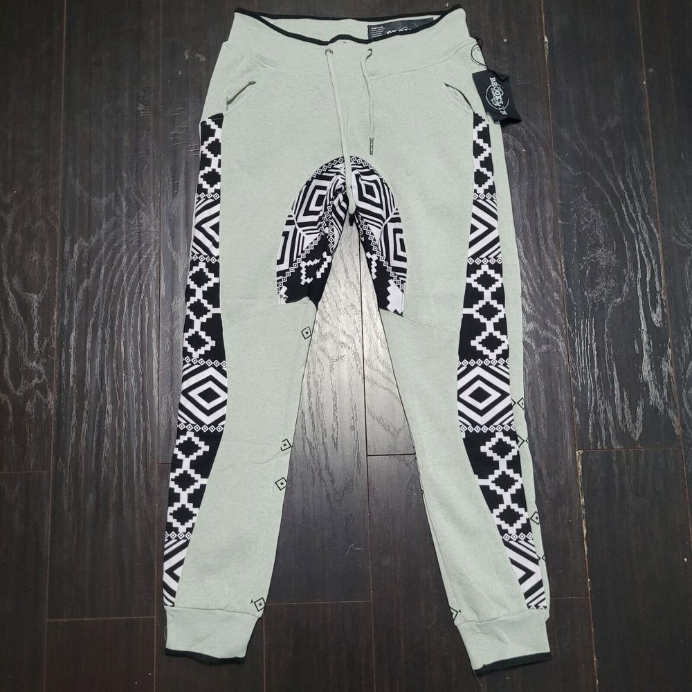 NWT Brooklyn Standard Joggers L (34Wx31L) Adult Fleece Drawstring Slim G…